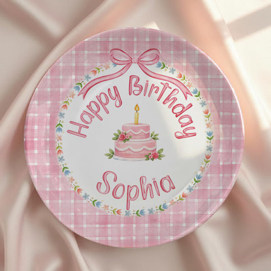 Personalized Birthday Plate Gift P18IUY0