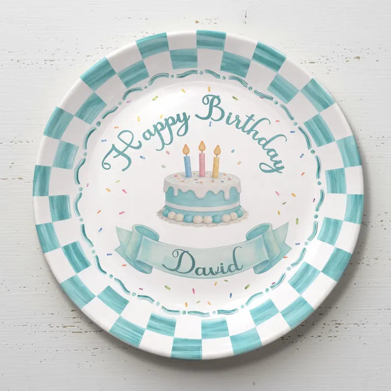 Personalized Birthday Plate Gift P197O10