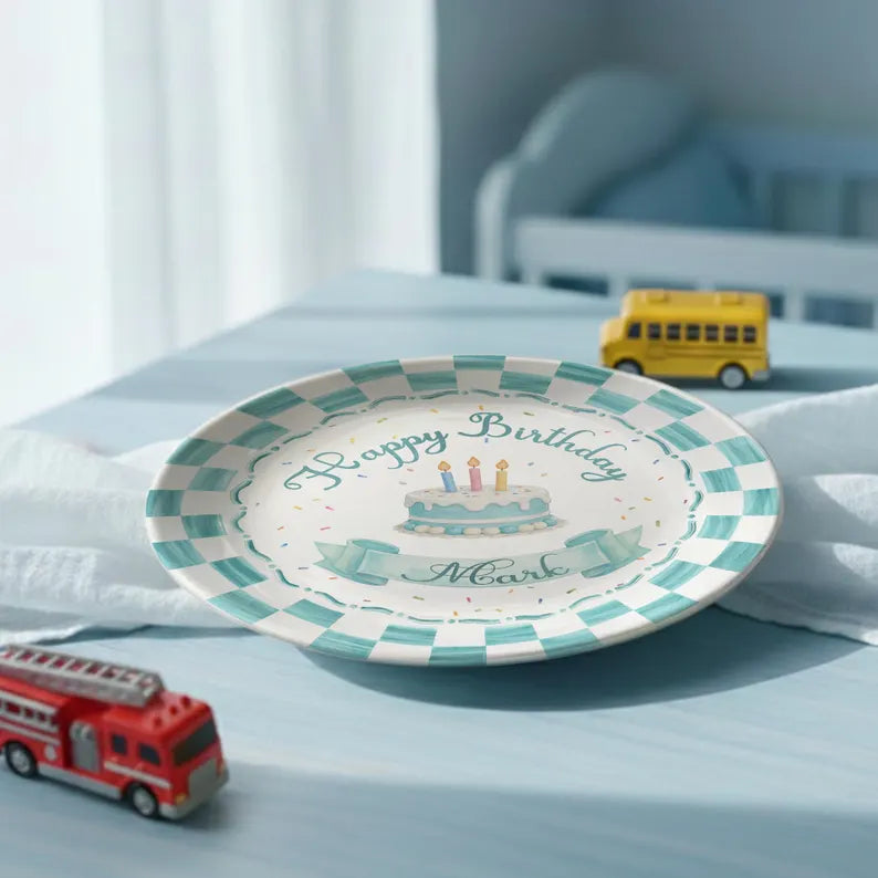 Personalized Birthday Plate Gift P197O10