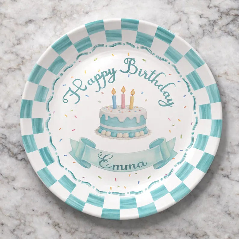Personalized Birthday Plate Gift P197O10