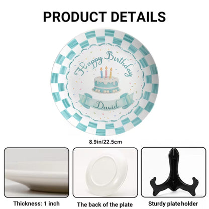 Personalized Birthday Plate Gift P197O10