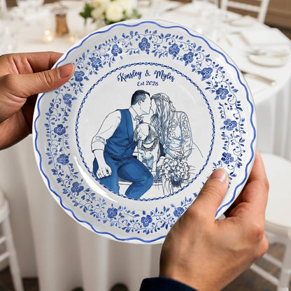 Personalized Wedding gifts Custom Couple Portrait P19ENH0