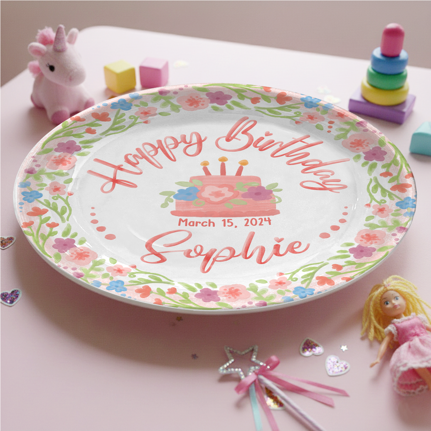 Personalized Birthday Plate Gift P212QTB0