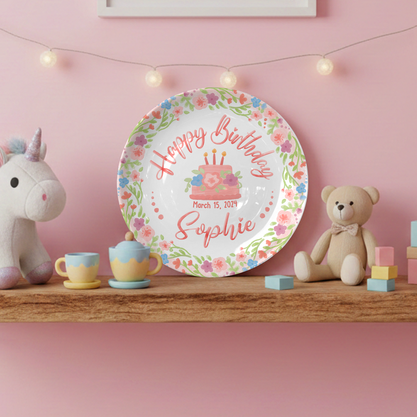 Personalized Birthday Plate Gift P212QTB0