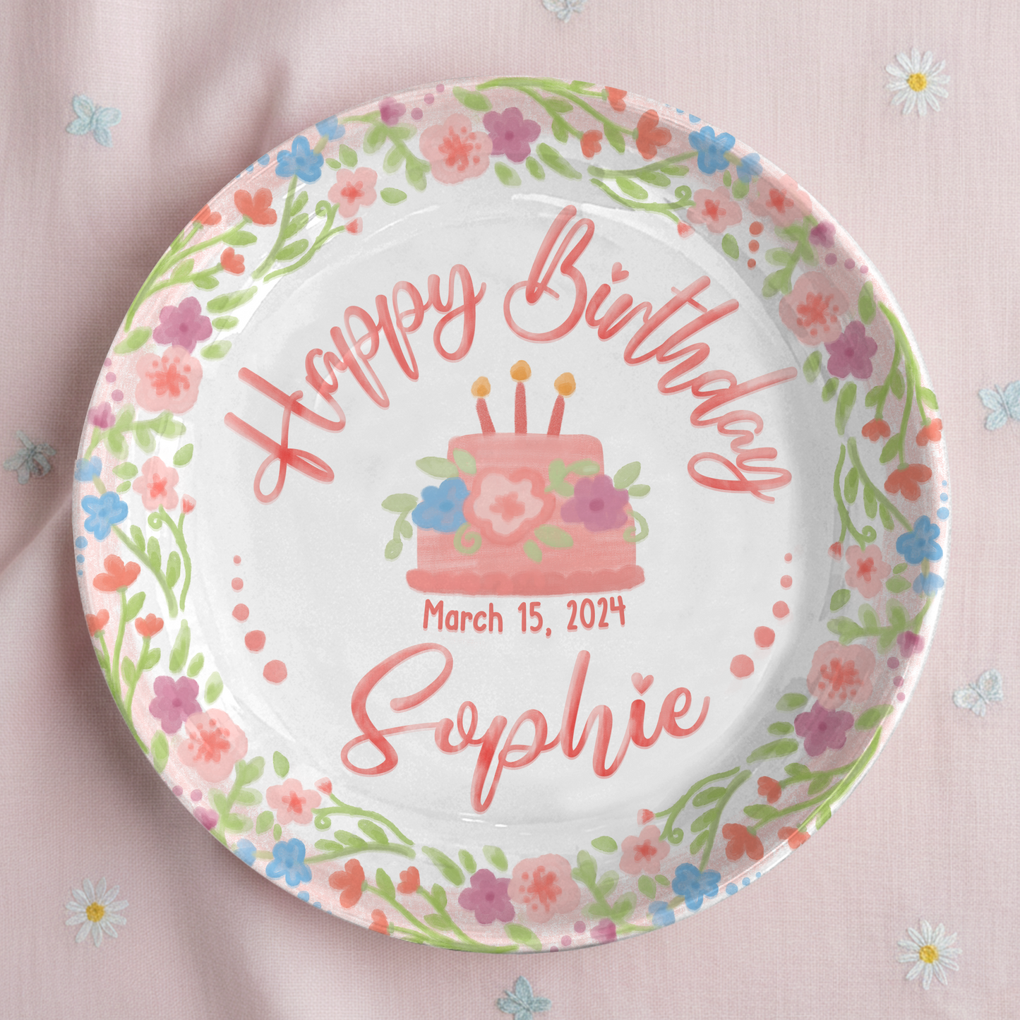 Personalized Birthday Plate Gift P212QTB0