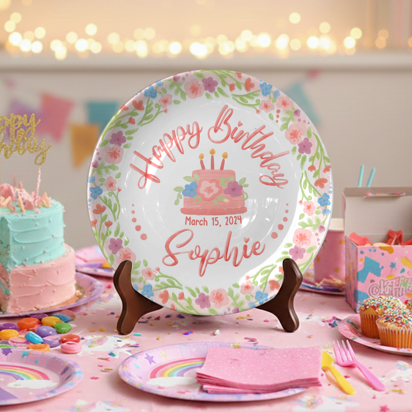 Personalized Birthday Plate Gift P212QTB0