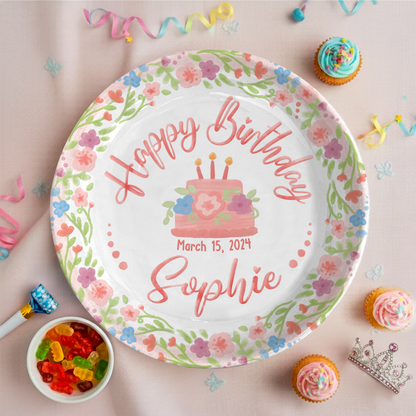 Personalized Birthday Plate Gift P212QTB0