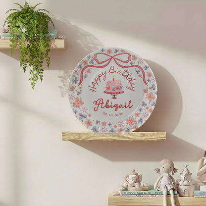Personalized Birthday Plate Gift P22ZXB0