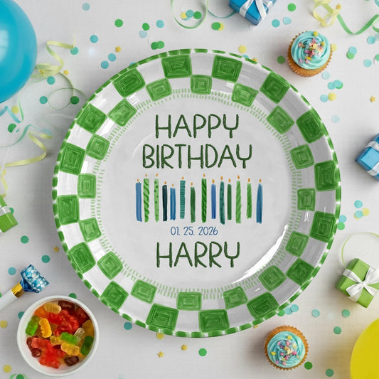 Personalized Birthday Plate Gift P24MZK0