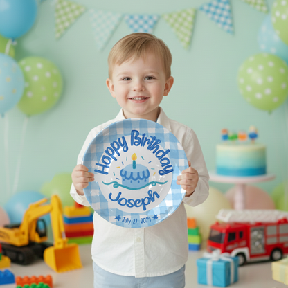Personalized Birthday Plate Gift P27IE00