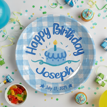 Personalized Birthday Plate Gift P27IE00