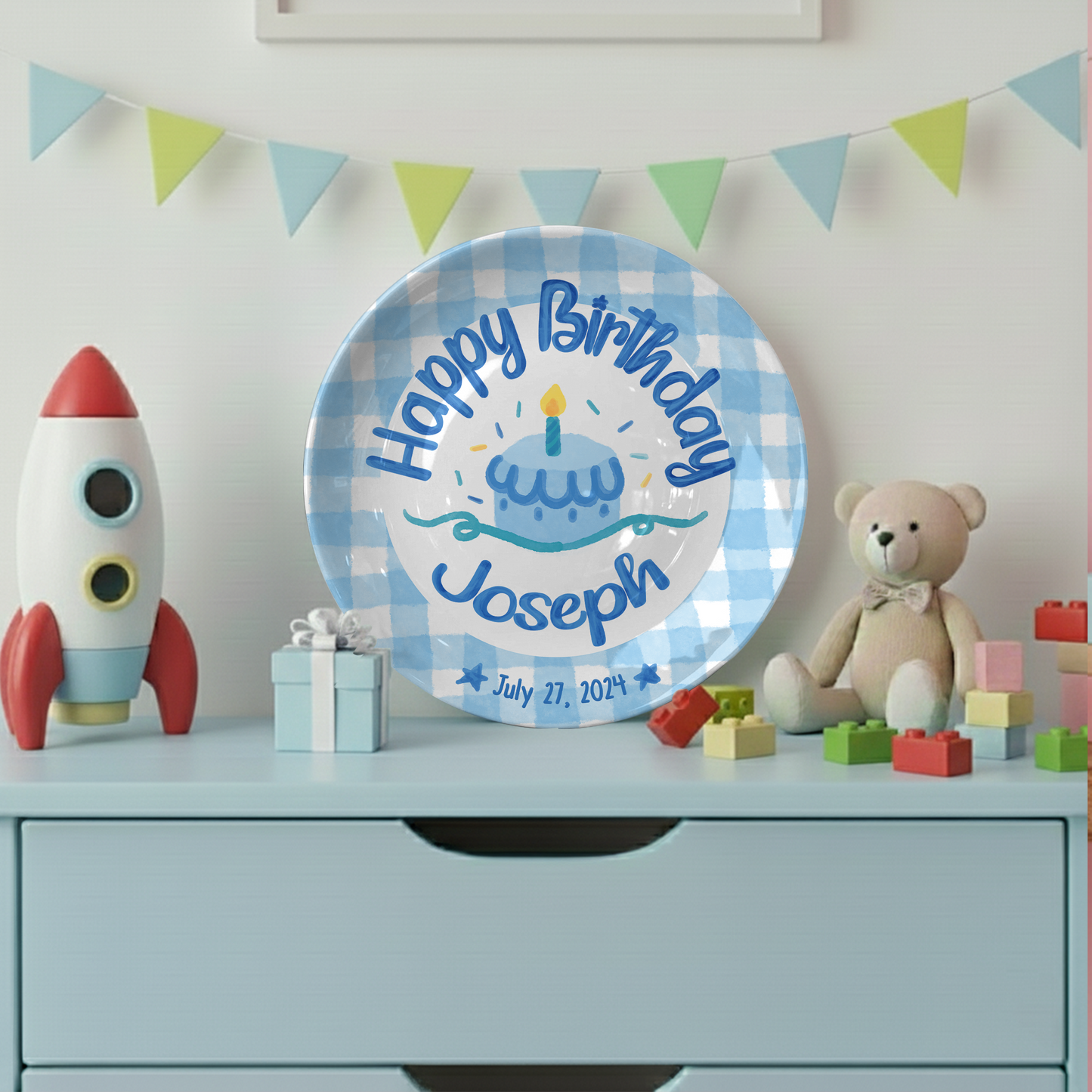 Personalized Birthday Plate Gift P27IE00
