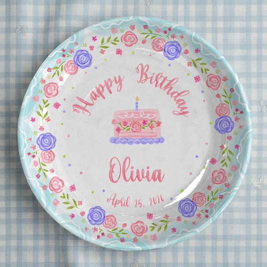 Personalized Birthday Plate Gift P295MJ0