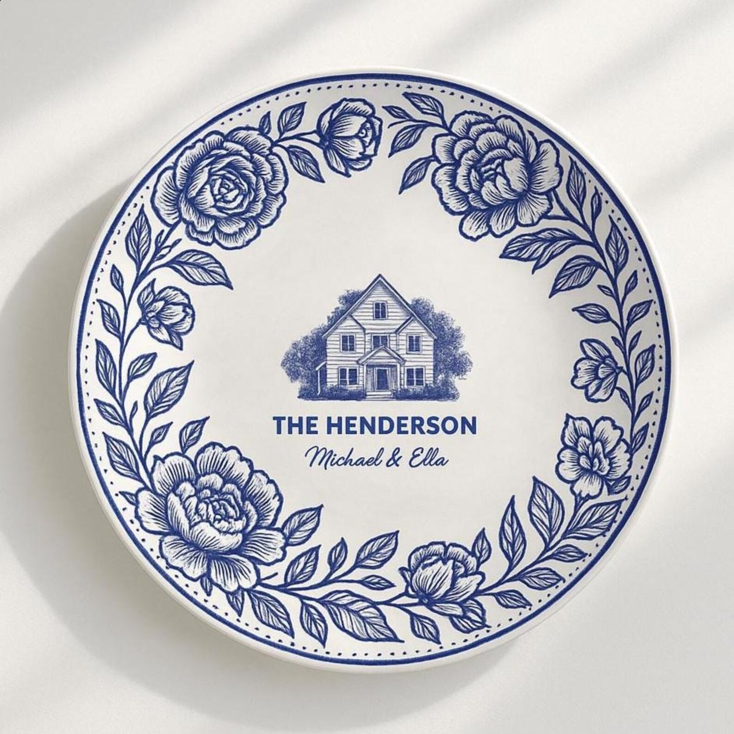 Personalized House Plate Decorative P514LDH0