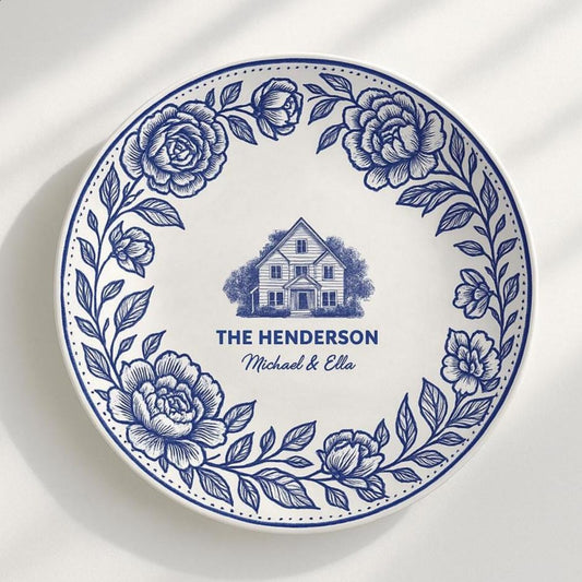 Personalized House Plate Decorative P514LDH0