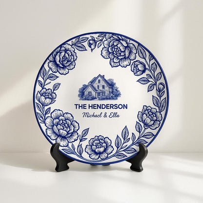 Personalized House Plate Decorative P514LDH0