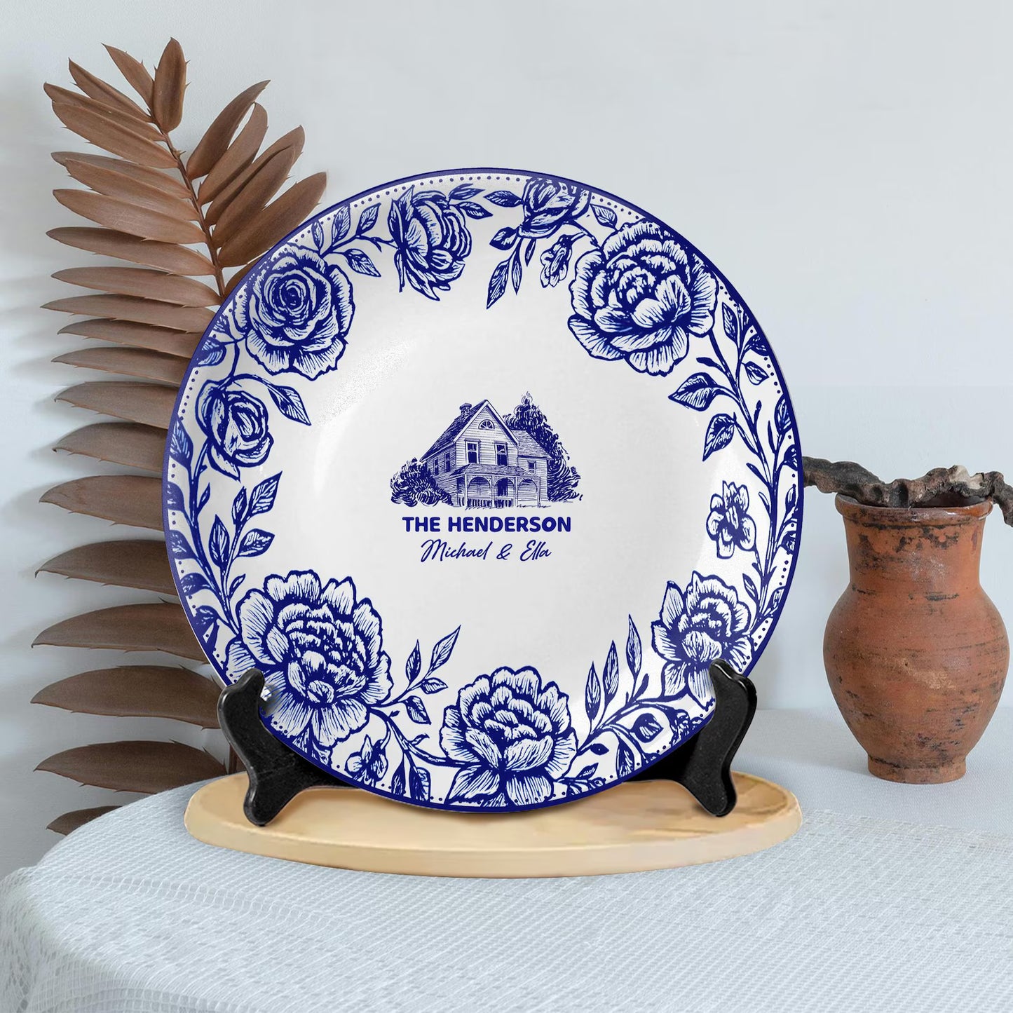 Personalized House Plate Decorative P514LDH0