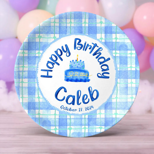 Personalized Birthday Plate Gift P625QCO0