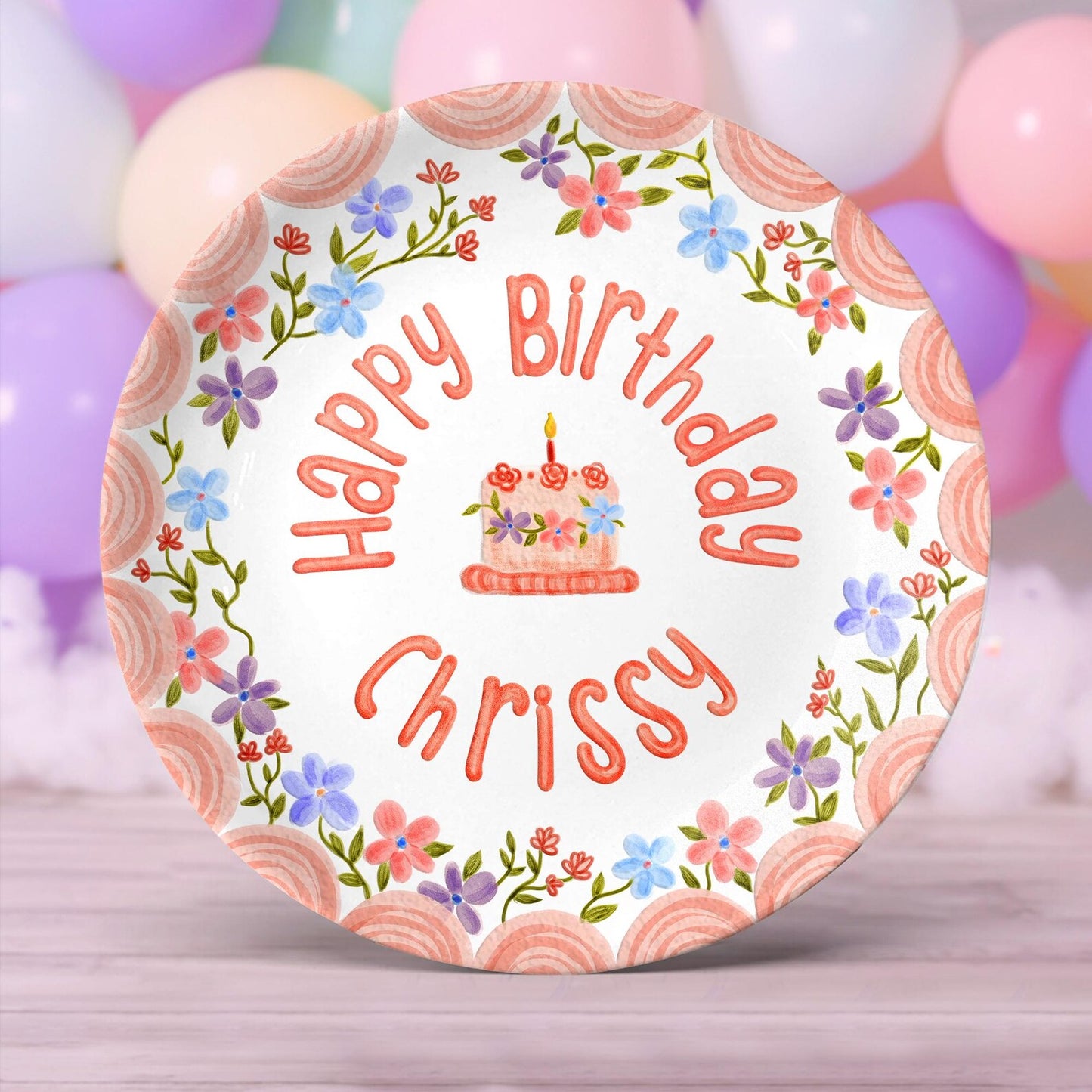 Personalized Birthday Plate Gift P75GR30