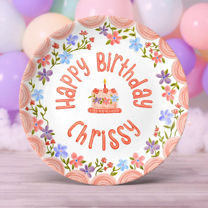 Personalized Birthday Plate Gift P75GR30