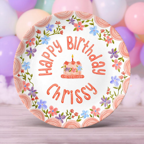 Personalized Birthday Plate Gift P75GR30