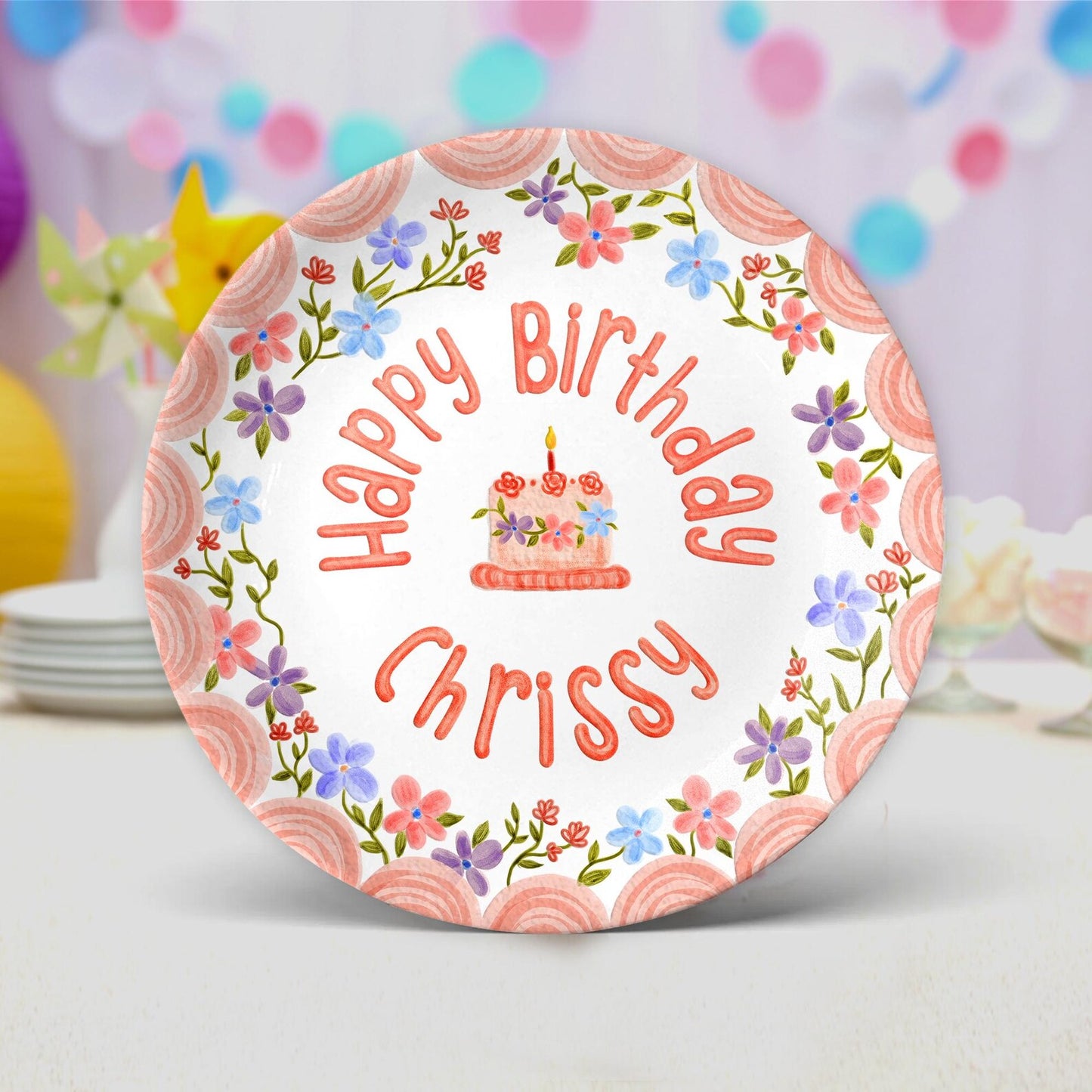 Personalized Birthday Plate Gift P75GR30