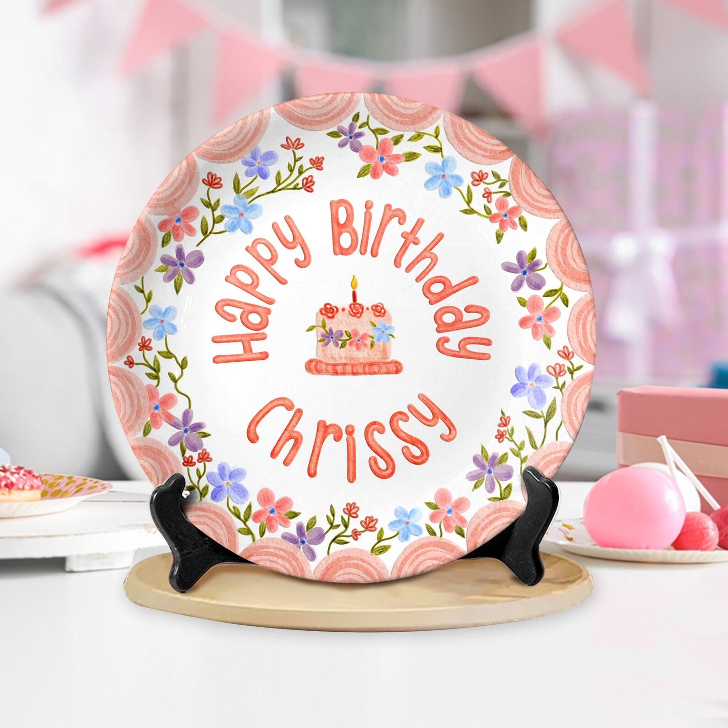 Personalized Birthday Plate Gift P75GR30