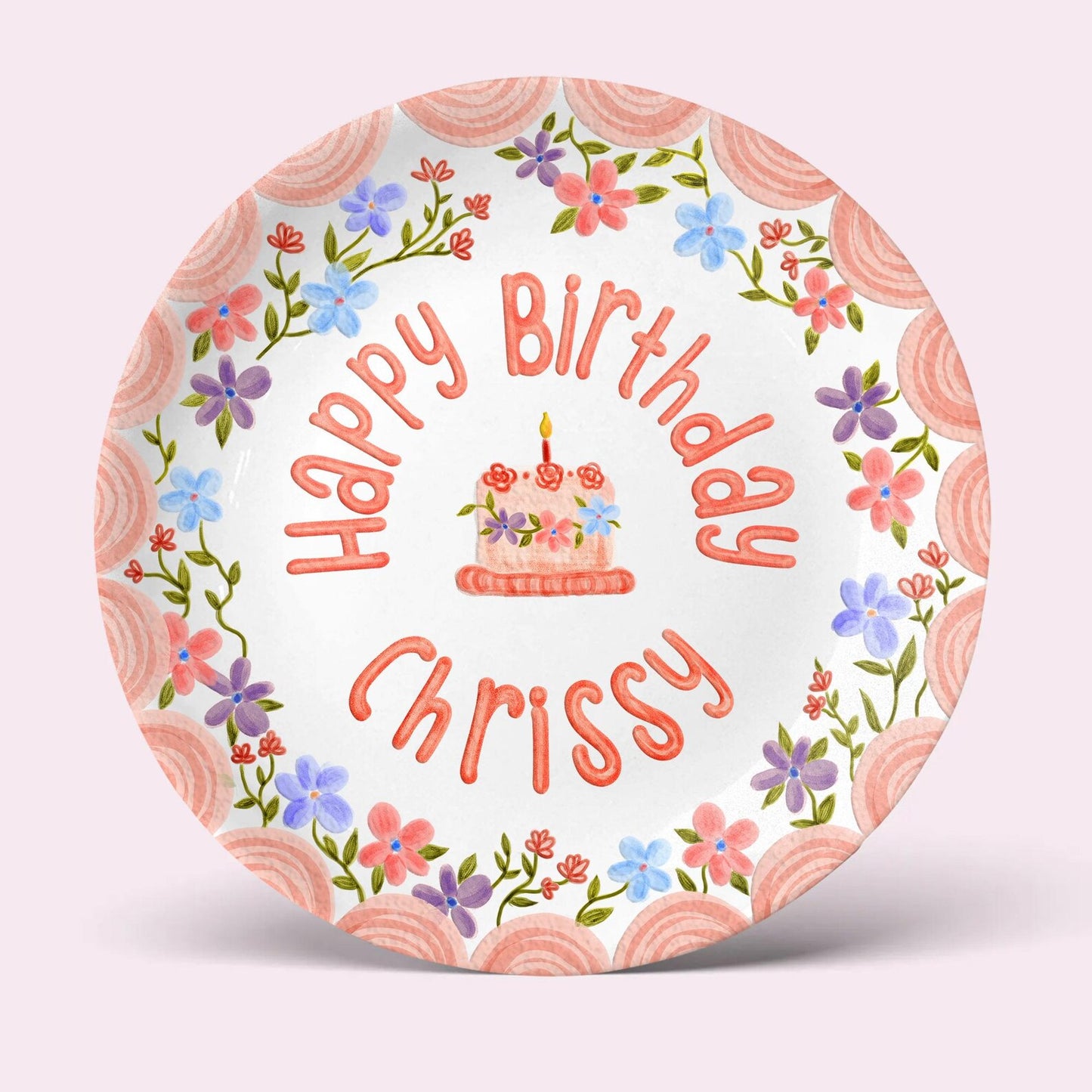 Personalized Birthday Plate Gift P75GR30