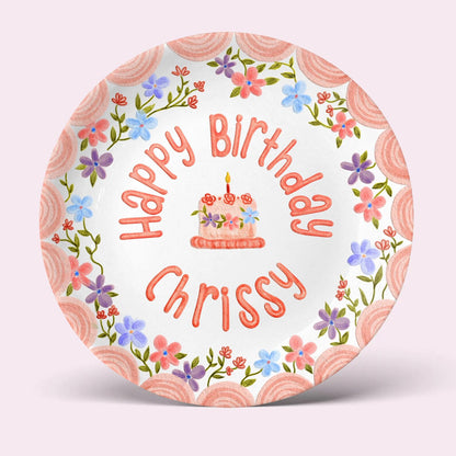 Personalized Birthday Plate Gift P75GR30