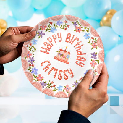 Personalized Birthday Plate Gift P75GR30