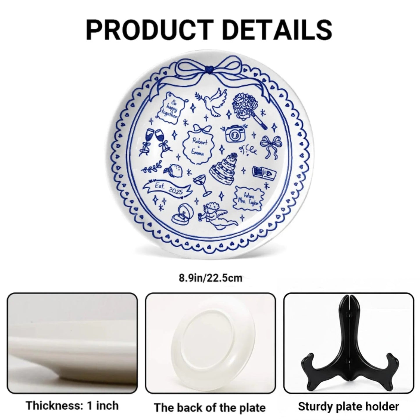 Personalized Wedding gifts Custom Couple Portrait D92XNG0
