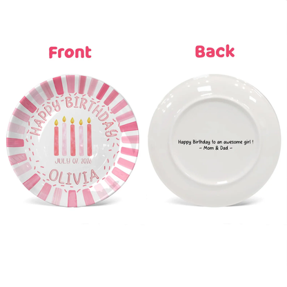 Personalized Birthday Plate Gift P427CYE0
