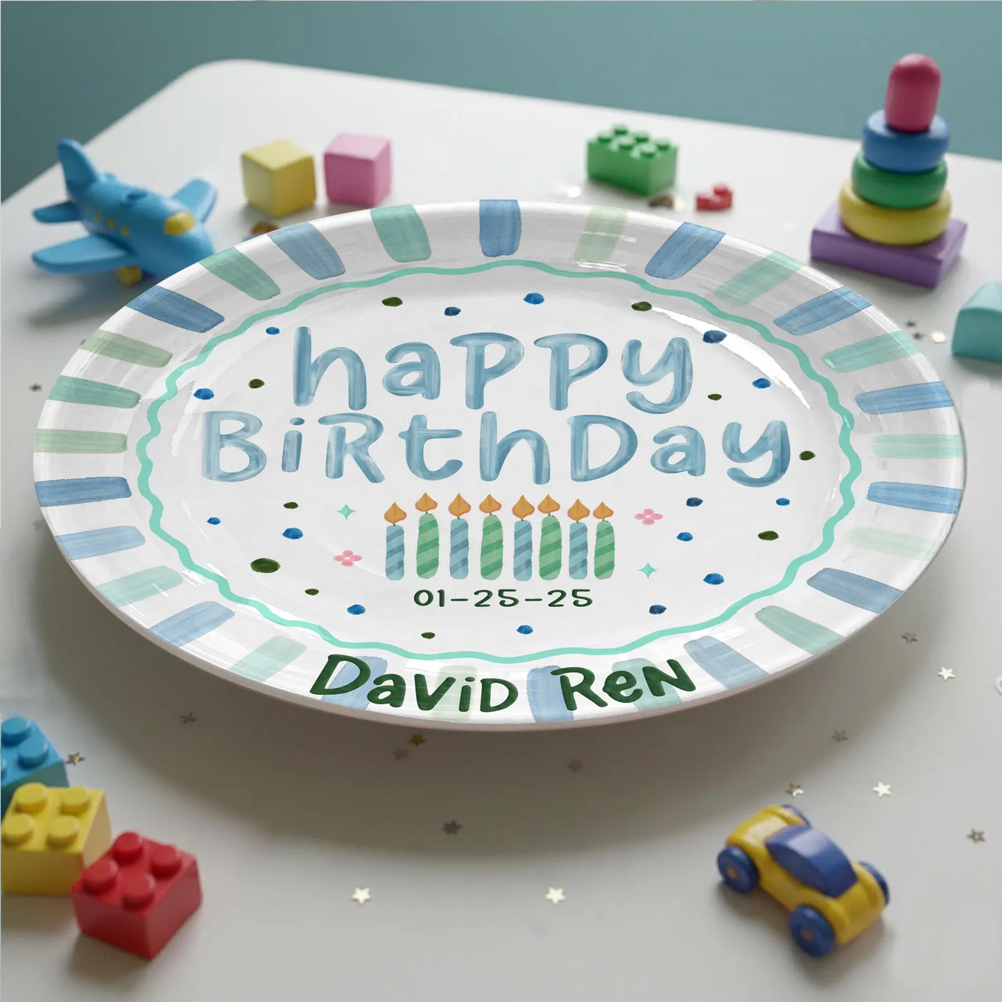 Personalized Birthday Plate Gift P226VX0