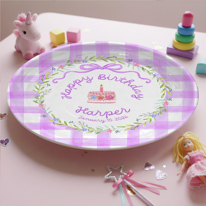 Personalized Birthday Plate Gift P4219X90