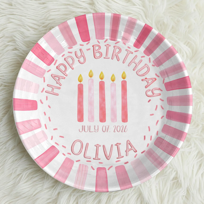Personalized Birthday Plate Gift P427CYE0
