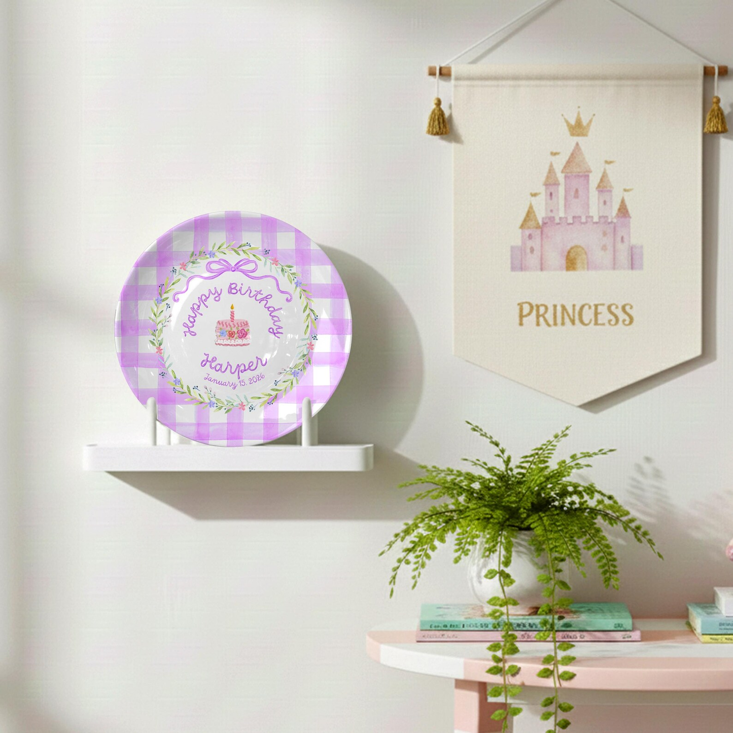 Personalized Birthday Plate Gift P4219X90