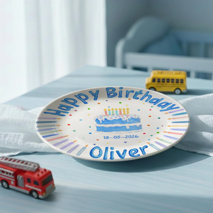 Personalized Birthday Plate Gift P411QLF0a2