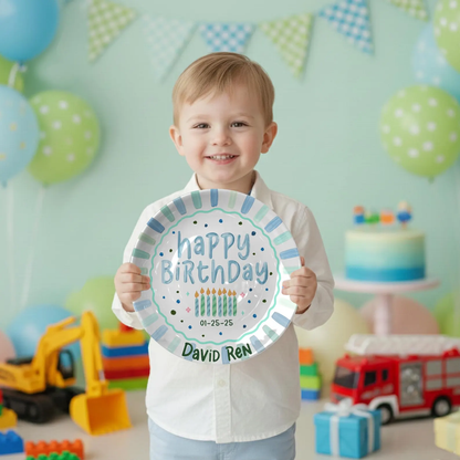 Personalized Birthday Plate Gift P226VX0