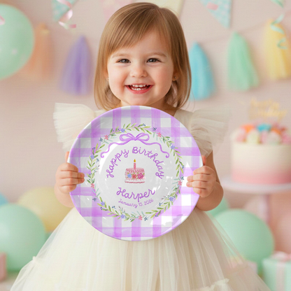 Personalized Birthday Plate Gift P4219X90