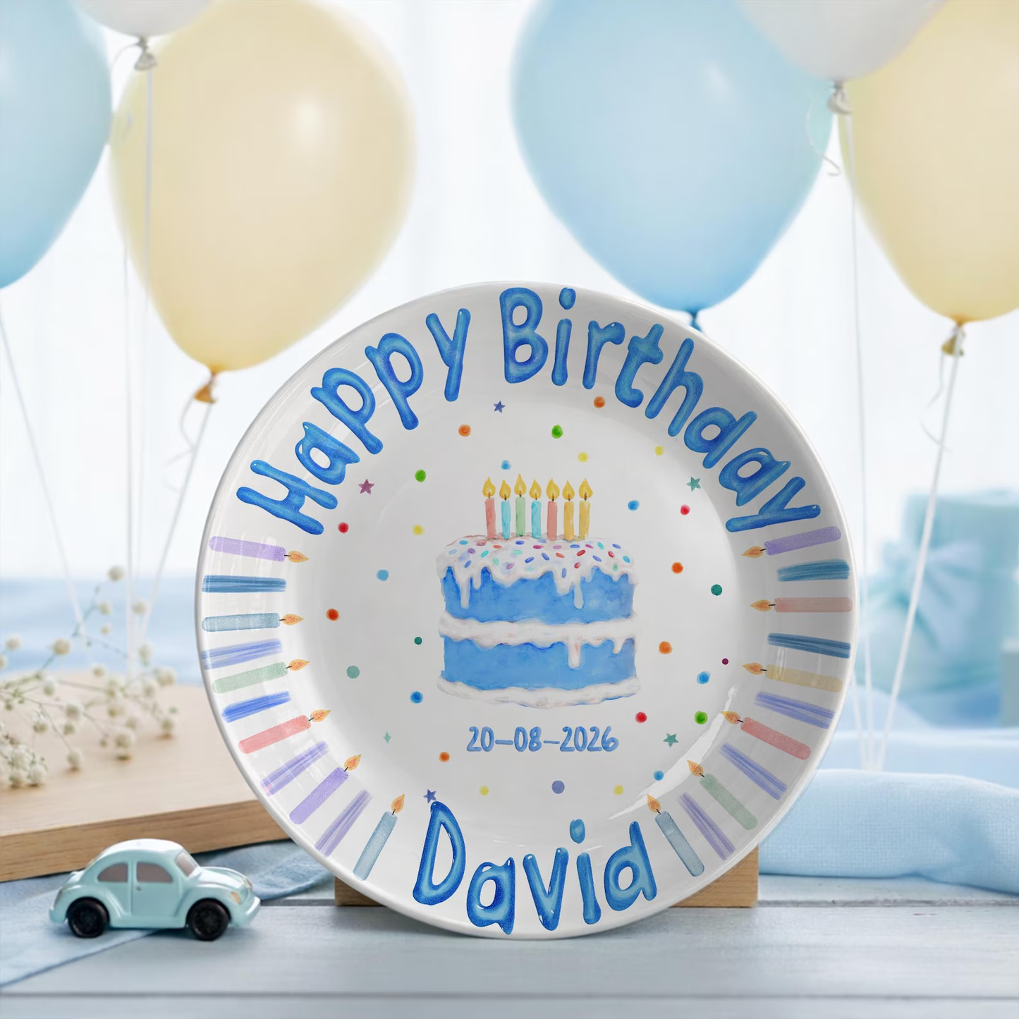 Personalized Birthday Plate Gift P411QLF0a2