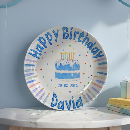 Personalized Birthday Plate Gift P411QLF0a2