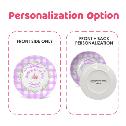 Personalized Birthday Plate Gift P4219X90