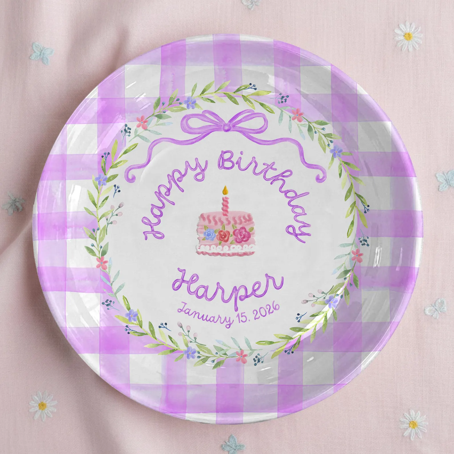 Personalized Birthday Plate Gift P4219X90