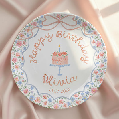Personalized Birthday Plate Gift P228EAZ0
