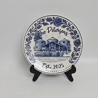 Personalized Family Tree Plate D916ZOF0