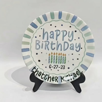 Personalized Birthday Plate Gift P75GR30